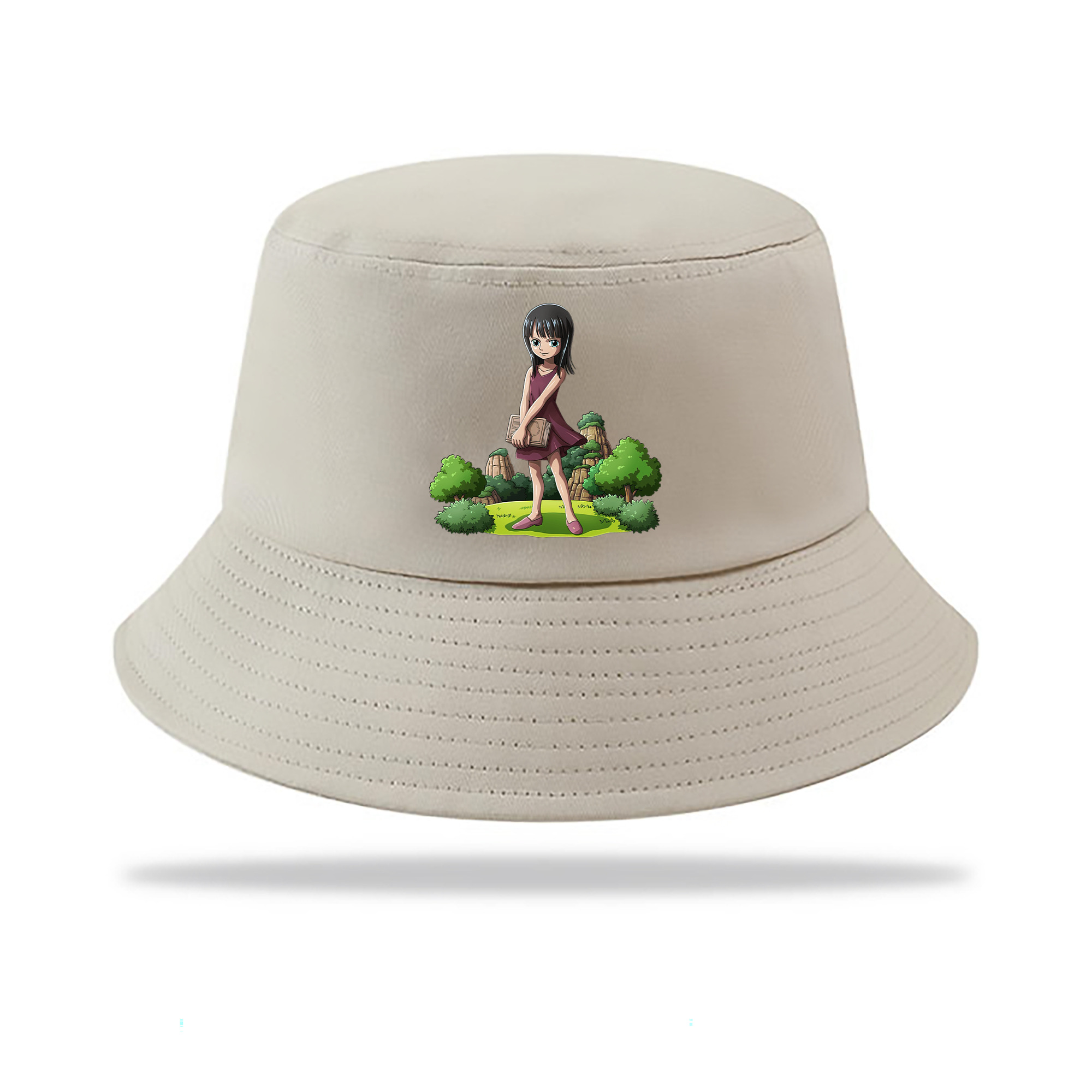 ワンピース ニコ・ロビン ONE PIECE Nico Robin アウトドア日除けバケットハット